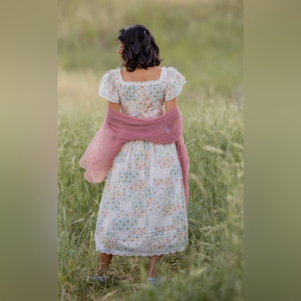 JessaKae Patchwork Floral & Lace Megan Midi Dress, 1X, NWT! - Picture 14 of 15